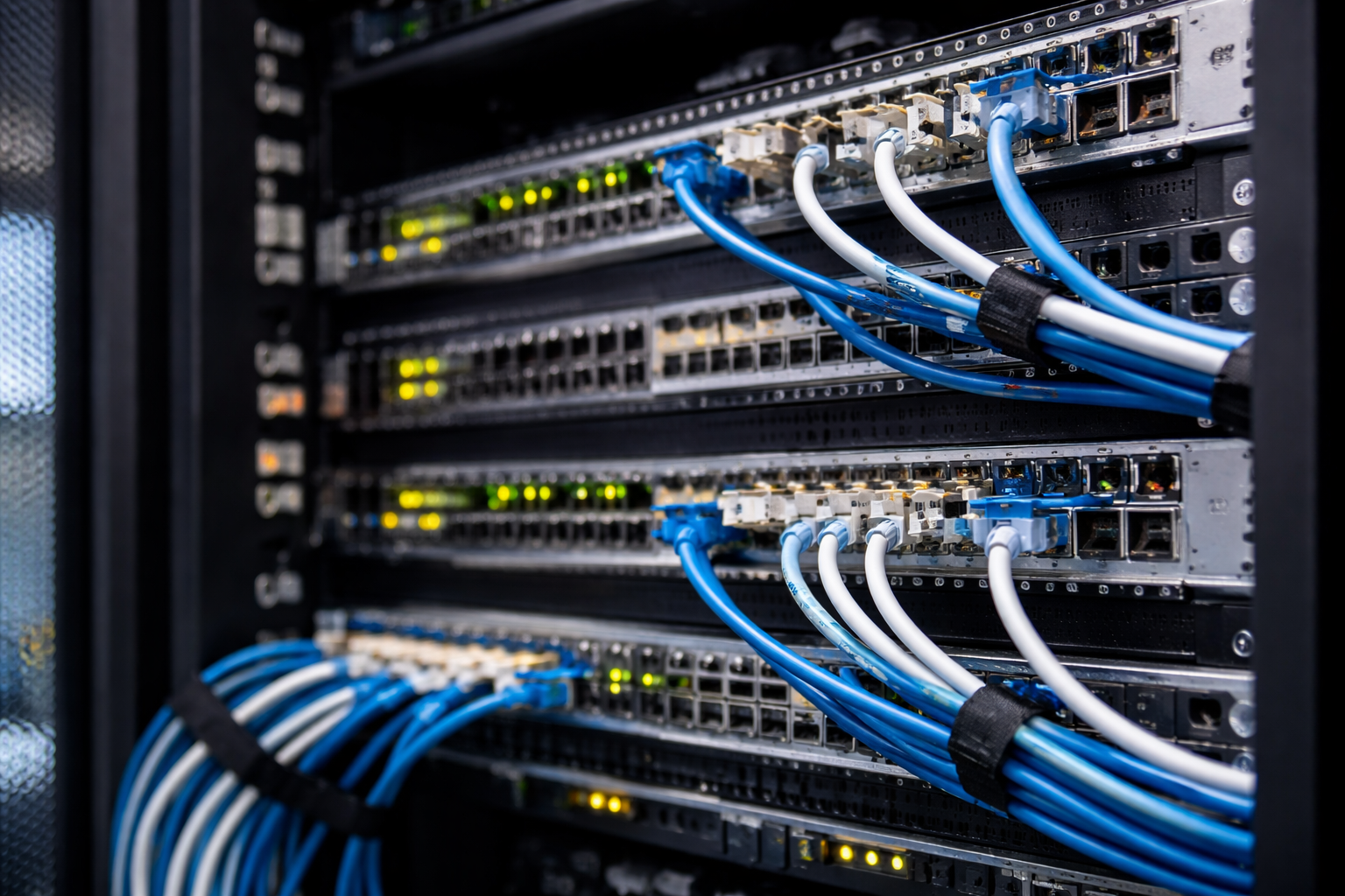 IT-Infrastruktur – Serverraum und Netzwerk-Equipment