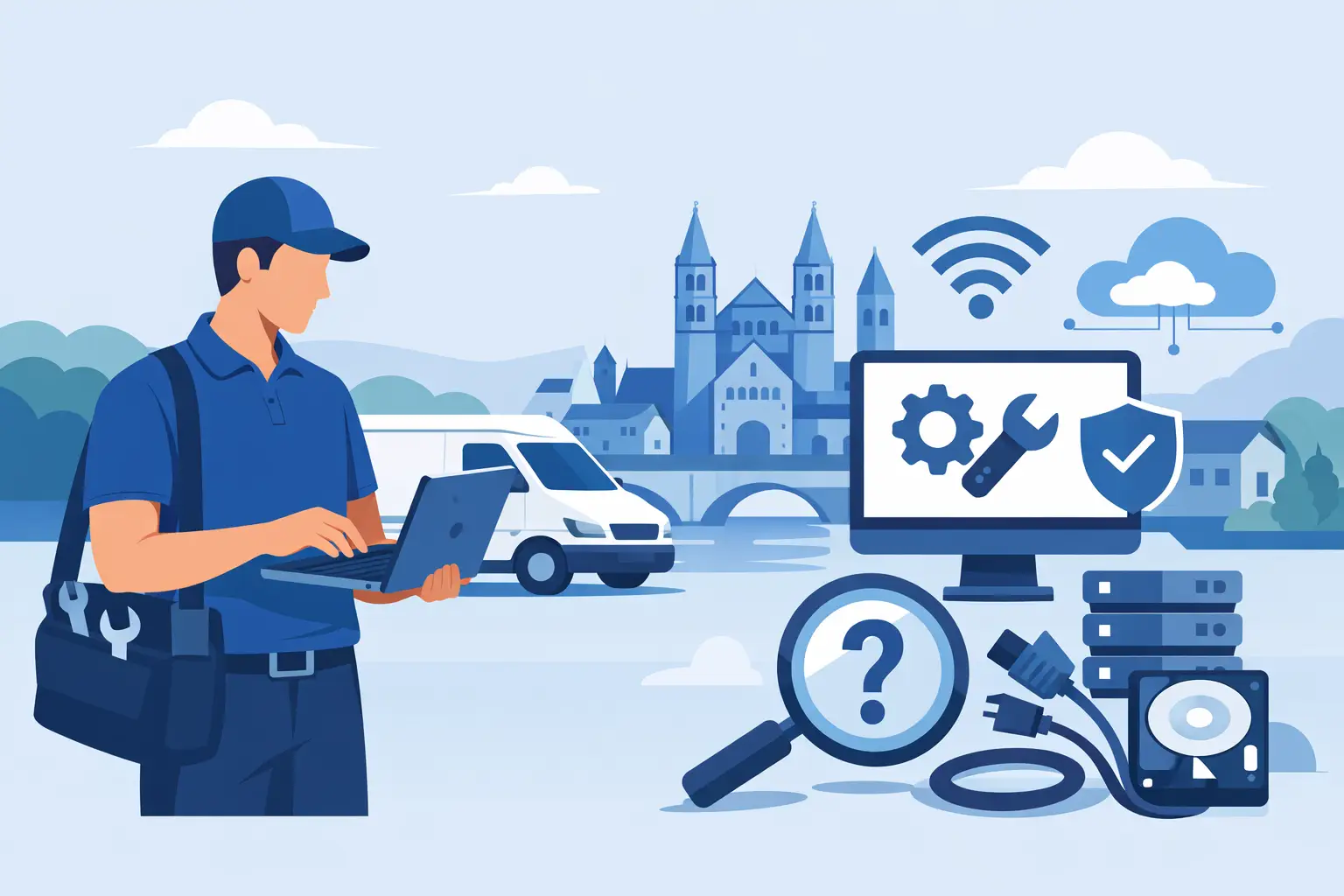 Mobiler IT Service Worms